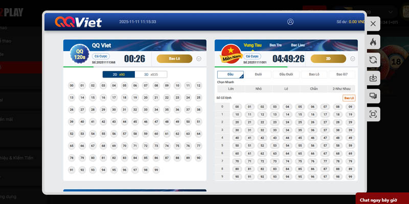 Các Trò Chơi Xổ Số Độc Quyền Của QQ Việt Trên 12Play