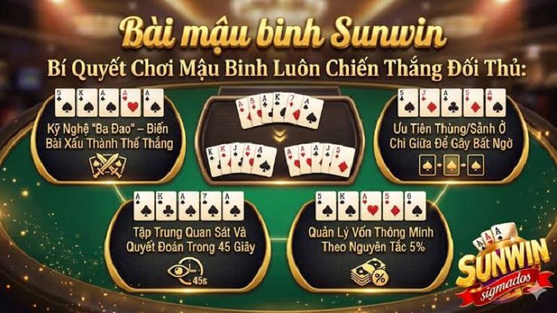 Nghệ thuật dụ đối thủ sập hầm Mậu Binh Sunwin từ cao thủ